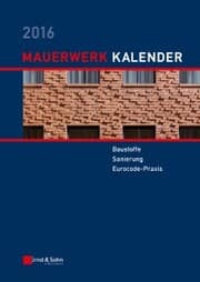 Cover von Mauerwerk Kalender 2016