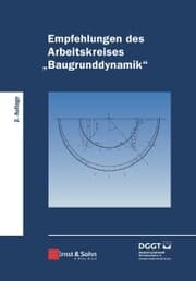 Cover von Empfehlungen des Arbeitskreises 'Baugrunddynamik'