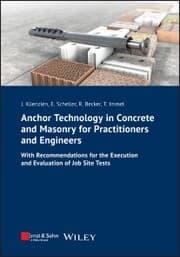 Cover von Anchor Technology in Concrete and Masonry for Practitioners and Engineers