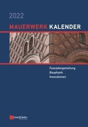 Cover von Mauerwerk-Kalender 2022