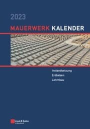 Cover von Mauerwerk-Kalender 2023