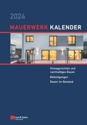 Cover von Mauerwerk-Kalender 2024