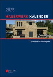 Cover von Mauerwerk-Kalender 2025 - Schwerpunkte