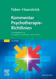 Cover von Faber/Haarstrick. Kommentar Psychotherapie-Richtlinien