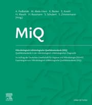 Cover von MiQ: Mikrobiologisch-infektiologische Qualitätsstandards