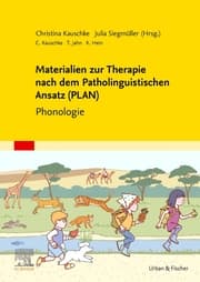Cover von Materialien zur Therapie nach dem Patholinguistischen Ansatz (PLAN)/Phonologie