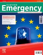 Cover von Elsevier Emergency. Rettungsdienst in Europa. 5/2022