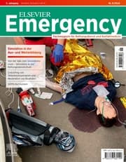 Cover von ELSEVIER Emergency. Simulation in der Aus- und Weiterbildung. 6/2024: Fachmagazin für Rettungsdienst und Notfallmedizin