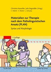 Cover von Materialien zur Therapie nach dem Patholinguistischen Ansatz (PLAN)