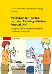Cover von Materialien zur Therapie nach dem Patholinguistischen Ansatz (PLAN)