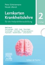 Cover von Lernkarten Krankheitslehre Set 2 für die Heilpraktikerausbildung. (Set 2 von 2, Karten H-Q)