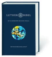 Cover von Lutherbibel mit Glasfenstern von Marc Chagall