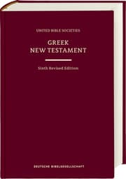 Cover von Greek New Testament GNT6. Großdruckausgabe