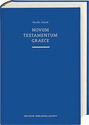 Cover von Novum Testamentum Graece NA29. Standardausgabe