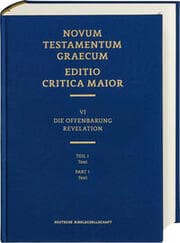 Cover von ECM VI/1. Offenbarung. Text