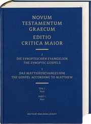 Cover von ECM I.1/1 Matthäusevangelium.Text
