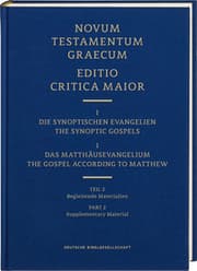 Cover von ECM I.1/2 Matthäusevangelium. Begleitende Materialien