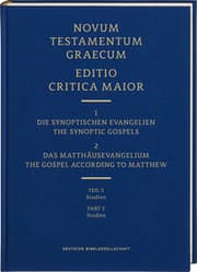 Cover von ECM I.1/3 Matthäusevangelium. Studien