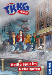 Cover von TKKG Junior 23 - Heiße Spur im Nebelhafen