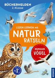 Cover von Lesen lernen mit Naturrätseln - heimische Vögel