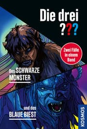 Cover von Die drei ??? - Das schwarze Monster/und das blaue Biest