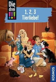 Cover von Die drei !!!, 1,2,3 Tierliebe! (drei Ausrufezeichen)
