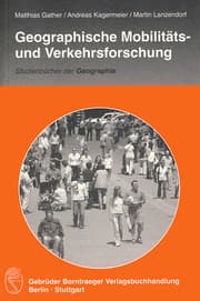 Cover von Geographische Mobilitäts- und Verkehrsforschung