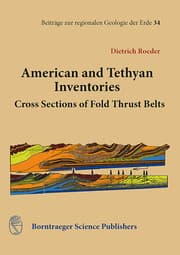 Cover von American and Tethyan Inventories: Cross sections of Fold-Thrust Belts