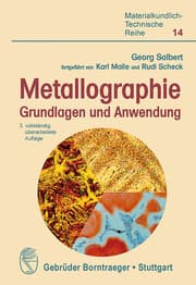 Cover von Metallographie