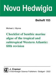 Cover von Checklist of benthic marine algae of the tropical and subtropical Western Atlantic: fifth revision
