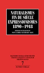 Cover von Naturalismus, Fin de Siecle, Expressionismus