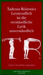 Cover von Letztendlich ist die verständliche Lyrik unverständlich