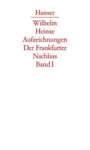 Cover von Aufzeichnungen I