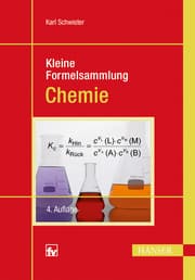 Cover von Kleine Formelsammlung Chemie