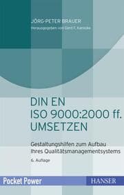 Cover von DIN EN ISO 9000:2000 ff. umsetzen