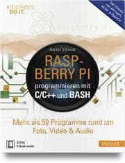 Cover von Raspberry Pi programmieren mit C/C++ und Bash