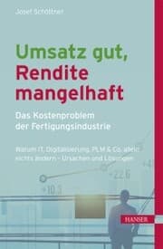 Cover von Das Kostenproblem der Fertigungsindustrie