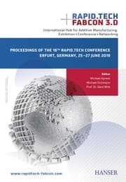 Cover von Rapid.Tech + FabCon 3.D International Hub for Additive Manufacturing: Exhibition + Conference + Networking
