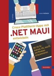 Cover von Cross-Plattform-Apps mit .NET MAUI entwickeln