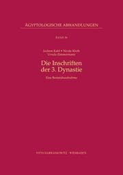 Cover von Die Inschriften der 3. Dynastie