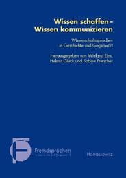 Cover von Wissen schaffen - Wissen kommunizieren