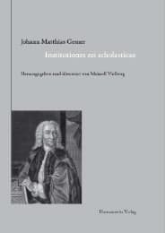 Cover von Institutiones rei scholasticae - Leitfaden für das Unterrichtswesen