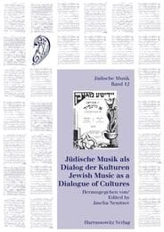 Cover von Jüdische Musik als Dialog der Kulturen / Jewish Music as a Dialogue of Cultures