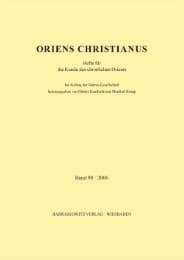 Cover von Oriens Christianus 90 (2006)