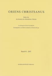 Cover von Oriens Christianus 91 (2007)