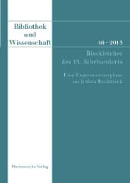Cover von Blockbücher des 15. Jahrhunderts