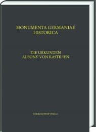 Cover von Die Urkunden Alfons' von Kastilien