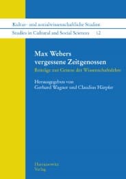 Cover von Max Webers vergessene Zeitgenossen