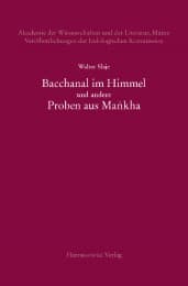 Cover von Bacchanal im Himmel und andere Proben aus Ma'nkha