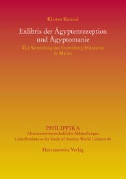 Cover von Exlibris der Ägyptenrezeption und Ägyptomanie